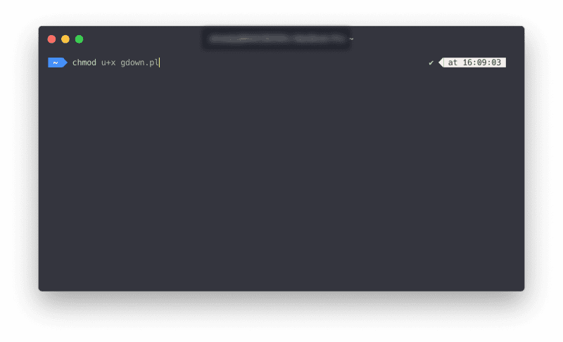gdown.pl 스크립트 다운로드